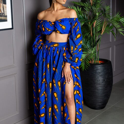 Two Piece African Print Set